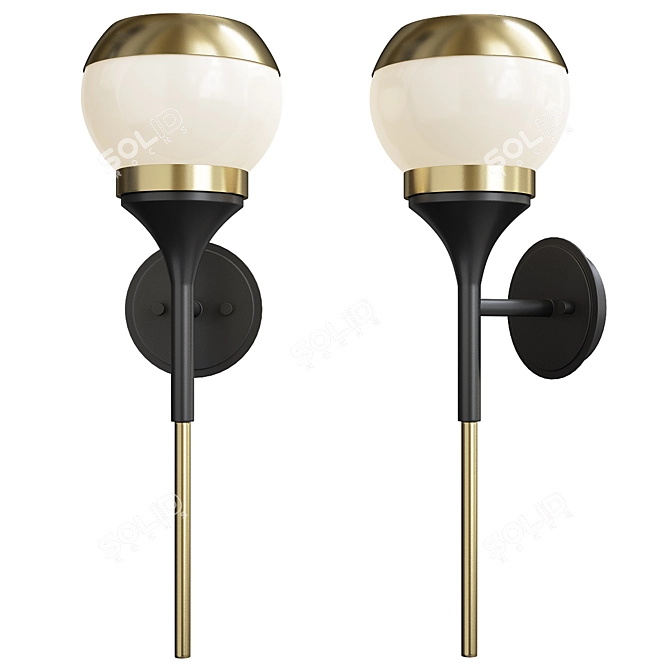 Modern Alchemy Wall Sconce 3D model image 1