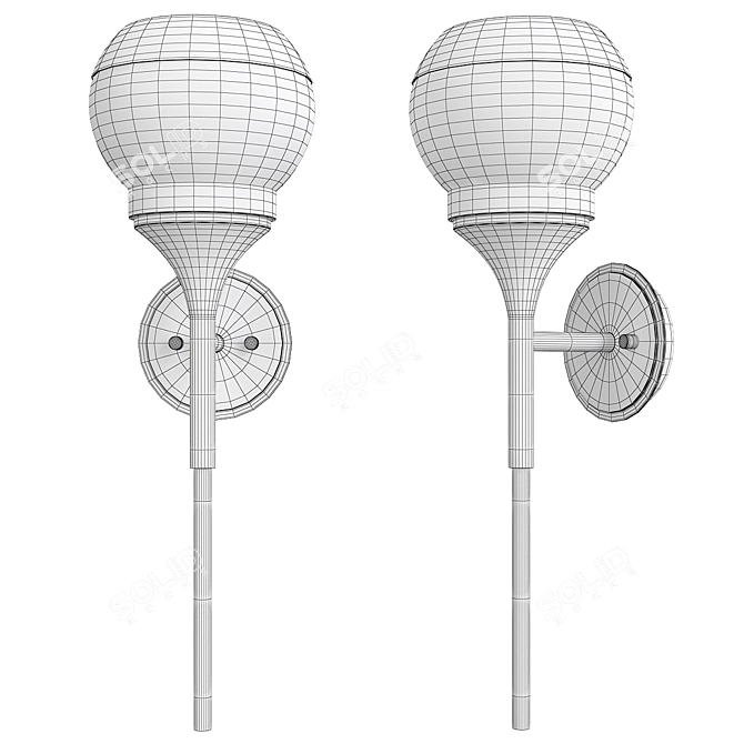 Modern Alchemy Wall Sconce 3D model image 2