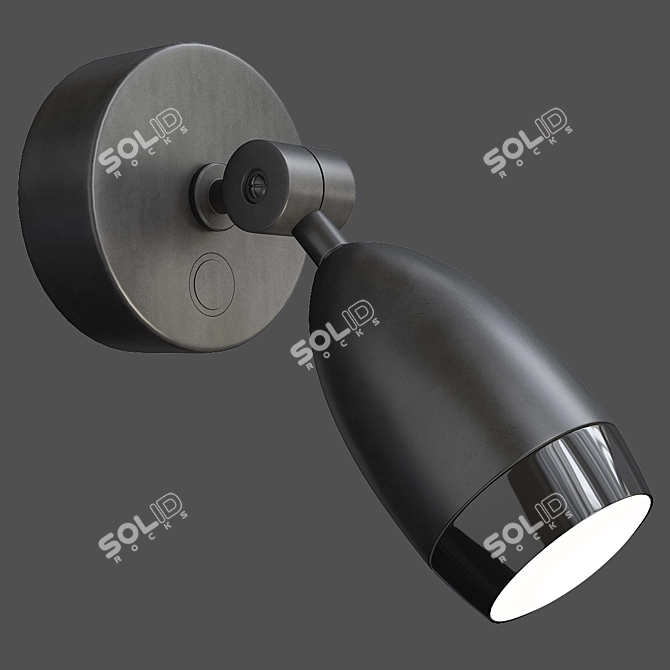 Modern V-Ray Wall Sconce 3D model image 2