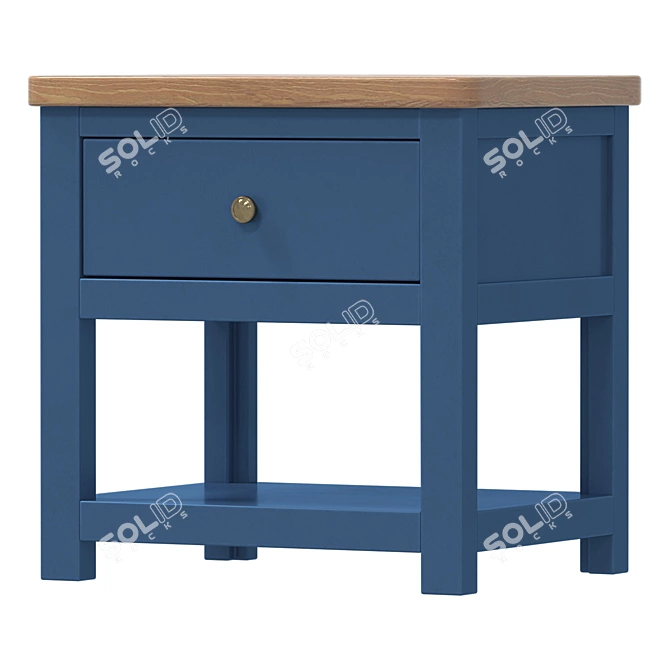 Jules Verne Nightstand (Low) 3D model image 3