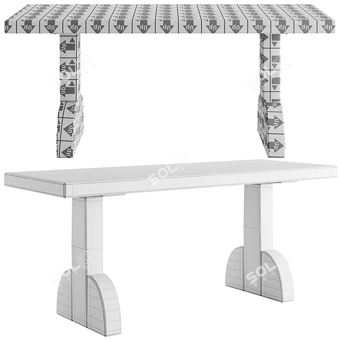 Axel Einar Hjorth Modernity Table 3D model image 3