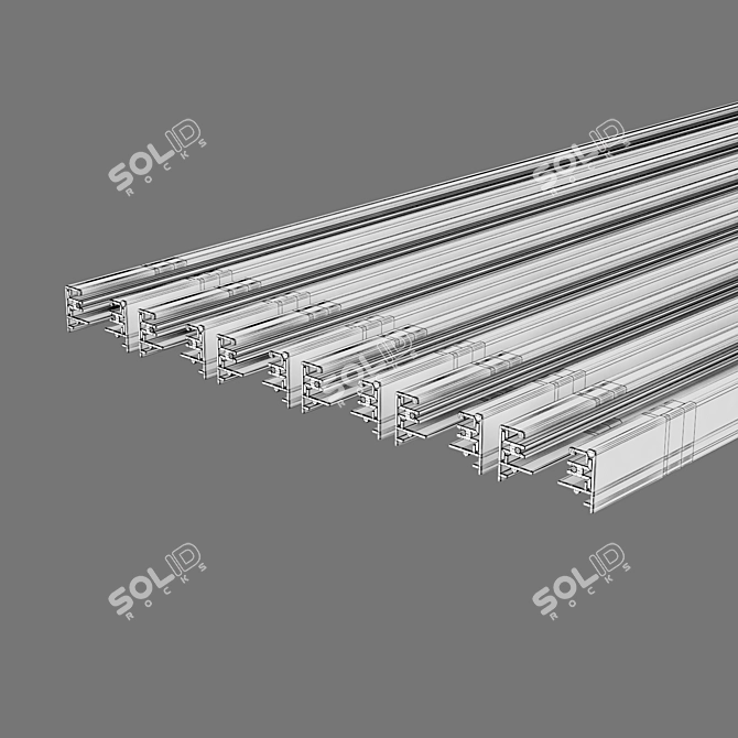 Elektrostandard Surface Track Rail System 3D model image 3