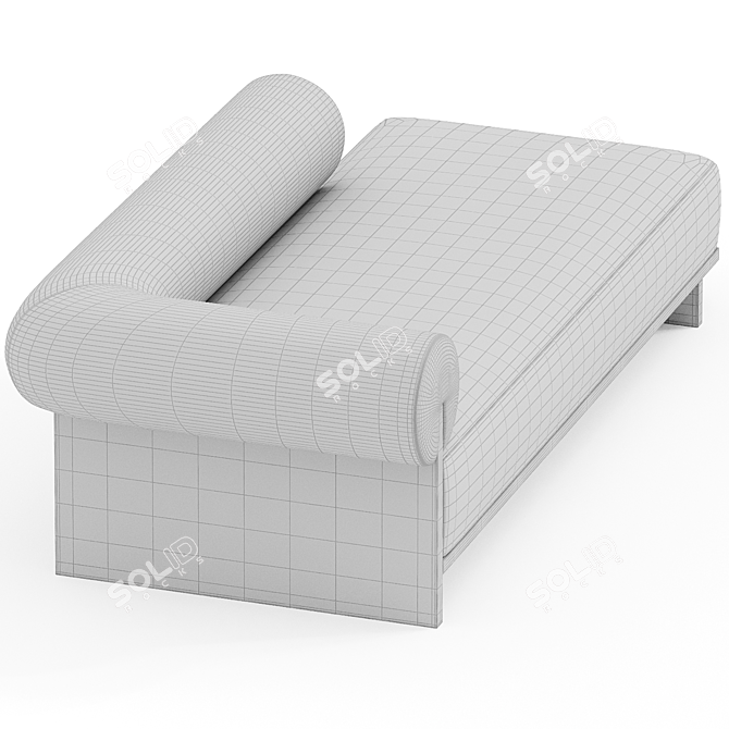 Summit Chaise Lounger: Ultimate Relaxation 3D model image 4