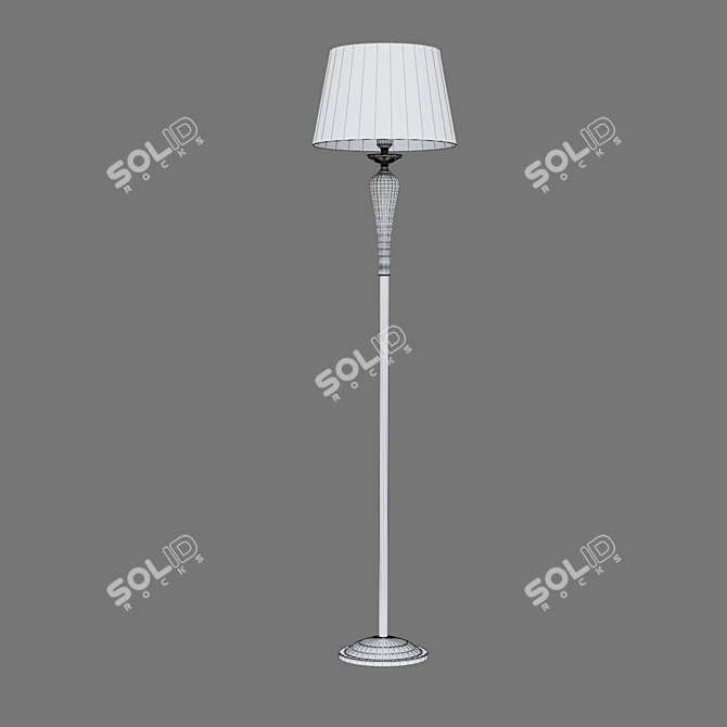 Olenna Bogates Floor Lamp White 3D model image 2