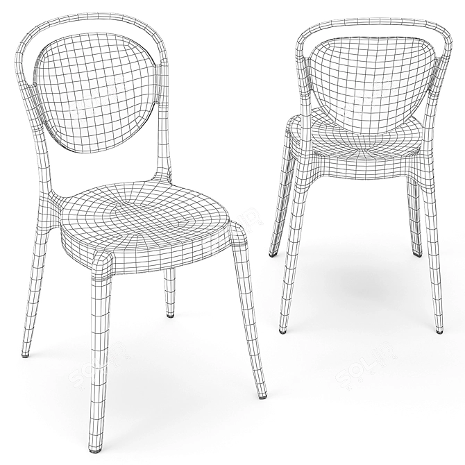  St. James Round Dining Table 3D model image 4