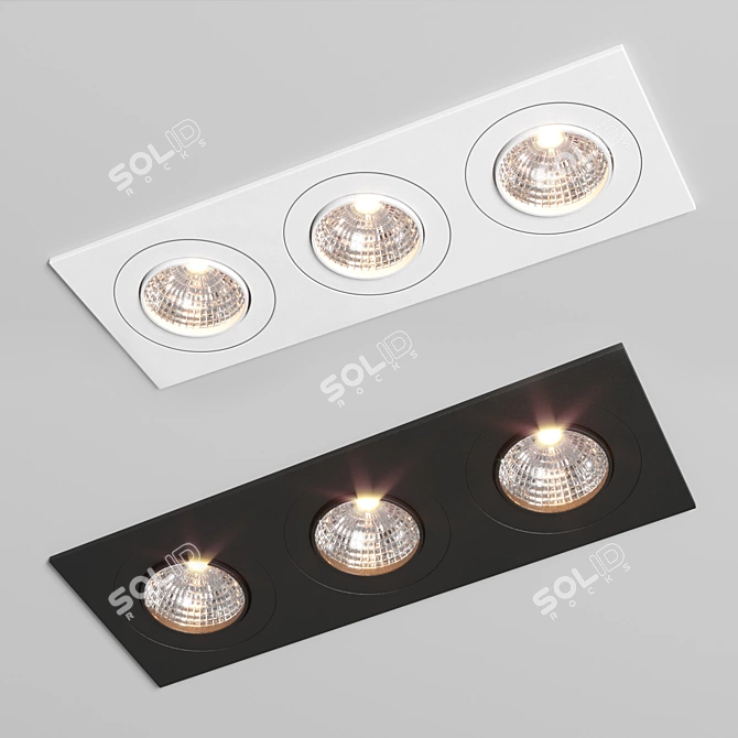 Versatile LED Lighting Set 3D model image 3