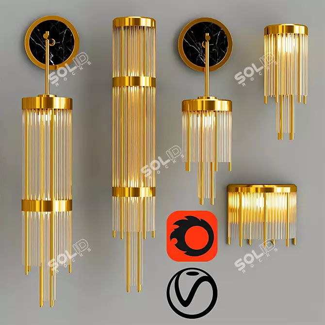 Luxxu PHARO Wall Collection 3D model image 1