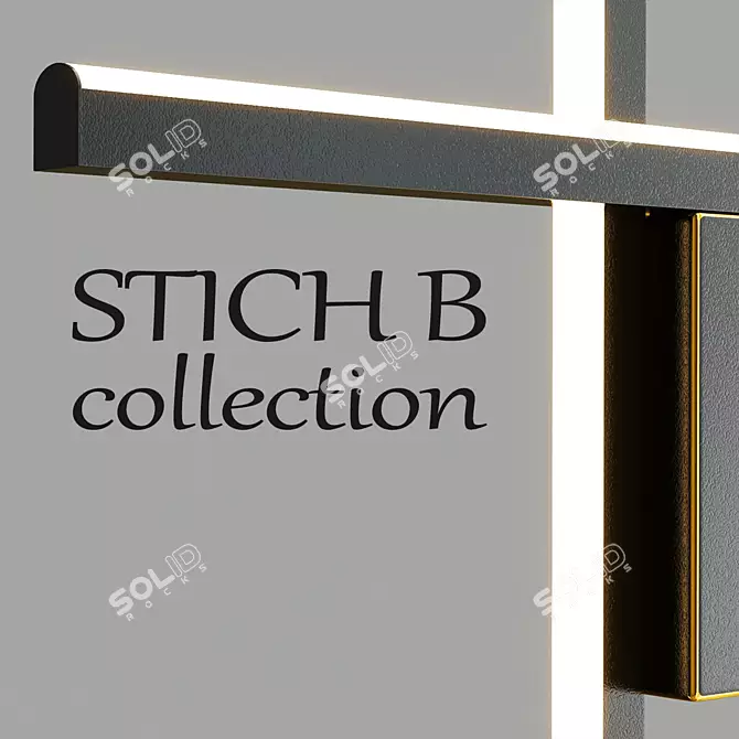 Modern Designer STICH B Lamps 3D model image 3