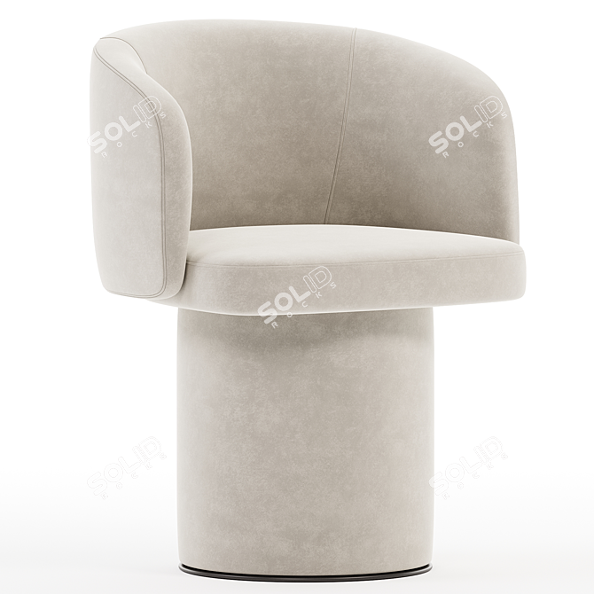 Modern BILLIE Armchair 2017 Edition 3D model image 1