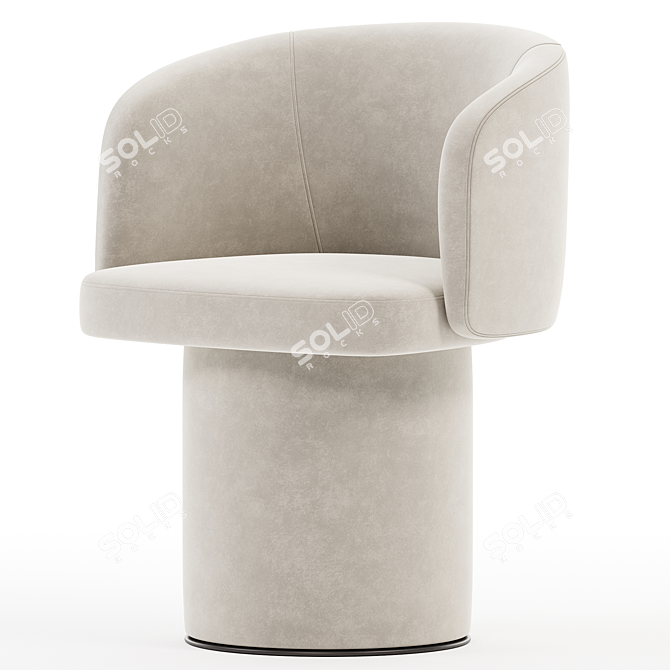 Modern BILLIE Armchair 2017 Edition 3D model image 2