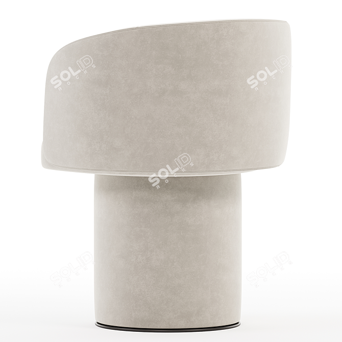 Modern BILLIE Armchair 2017 Edition 3D model image 3