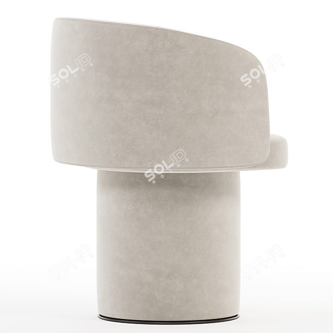 Modern BILLIE Armchair 2017 Edition 3D model image 4