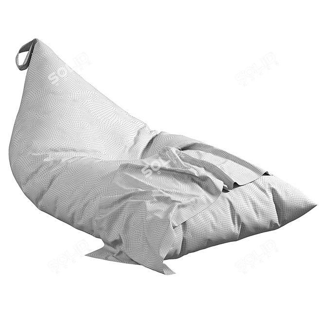 Premium Bean Bag Chair Cover 3D model image 4