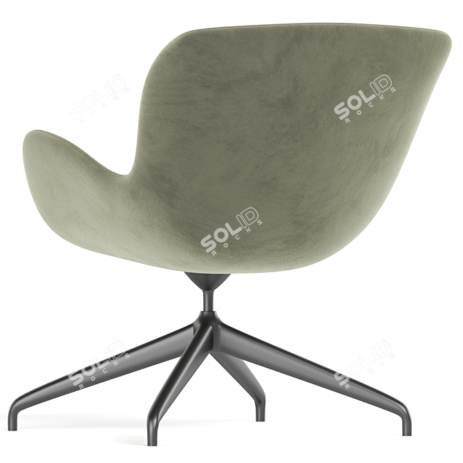 Modern Meghan Armchair 3D Model 3D model image 3