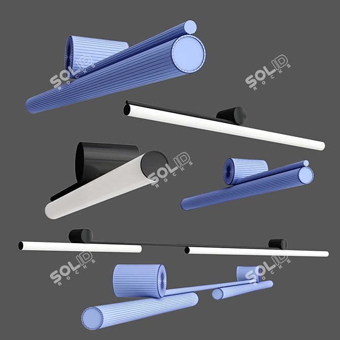 Ambrosia A LED Wall Lamp 3D model image 3