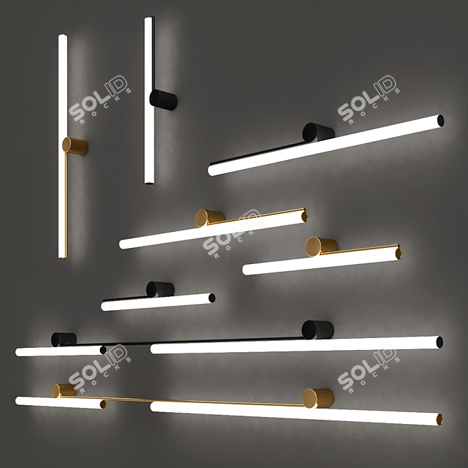 Ambrosia A LED Wall Lamp 3D model image 4