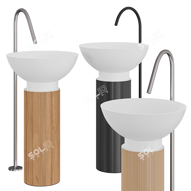 MOMA Design Floor Sink 3D model image 1