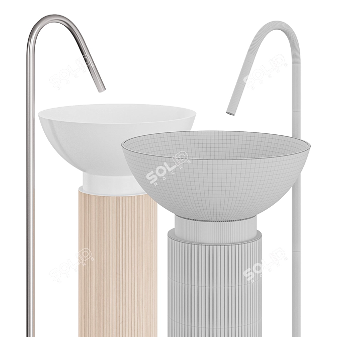 MOMA Design Floor Sink 3D model image 4