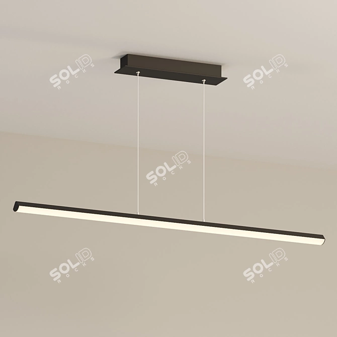 Modern Elegance Pendant Light Fixture 3D model image 3