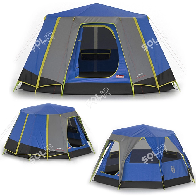 Coleman OctaGo 8 Berth Dome 3D model image 4