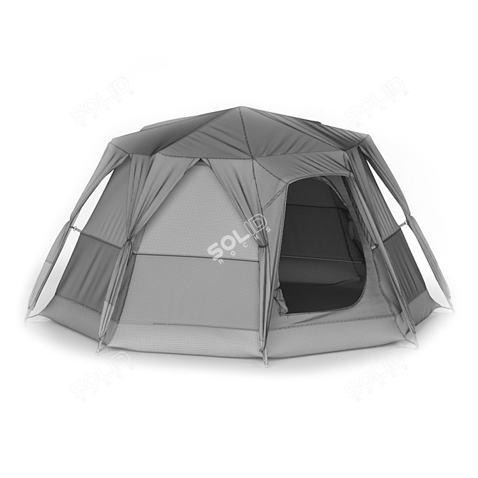 8 Person Dome Tent Reflective 3D model image 7