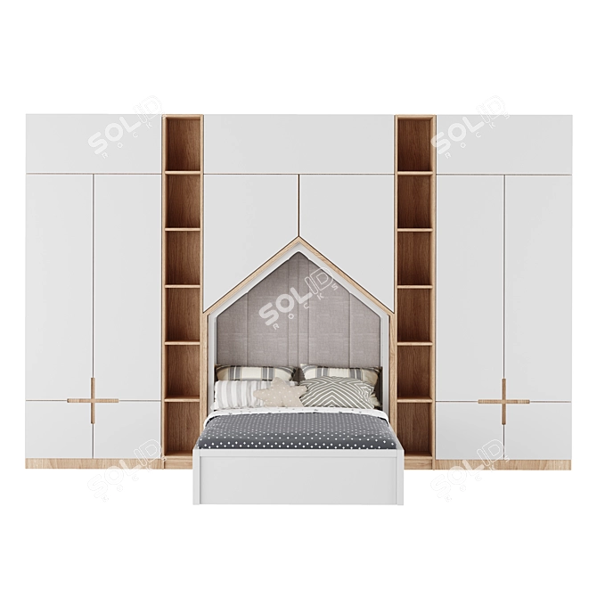 Kid-Friendly Furniture Set with 3D Models 3D model image 1