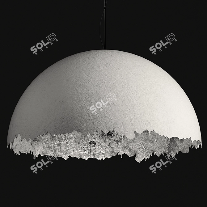 Catellani & Smith Metal Gypsum Pendant 3D model image 4