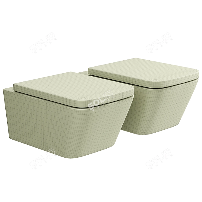 Ideal Standard Blend AquaBlade Toilet 3D model image 2