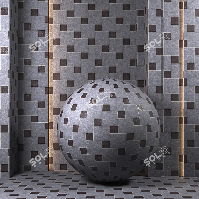 Luxury Tile Pattern Collection 3D model image 3