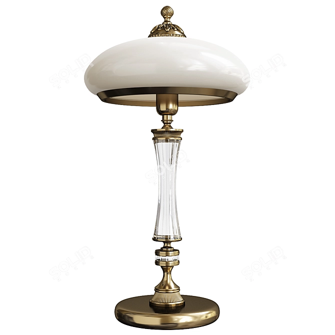 Modern Desk Lamp 3D Model 3D model image 1