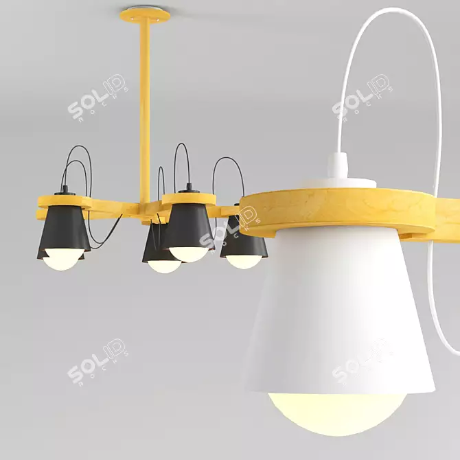  Modern Design Lamp NATURA B 3D model image 2