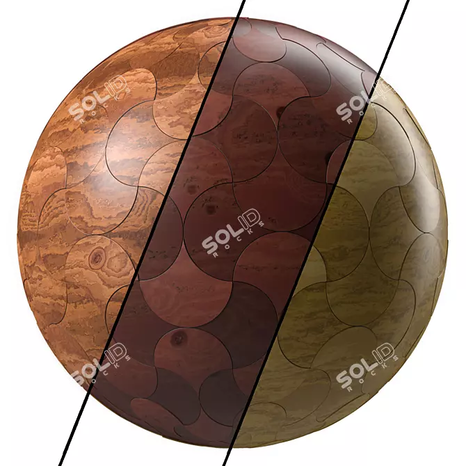 PBR Parquet Wood 4k textures 3D model image 6