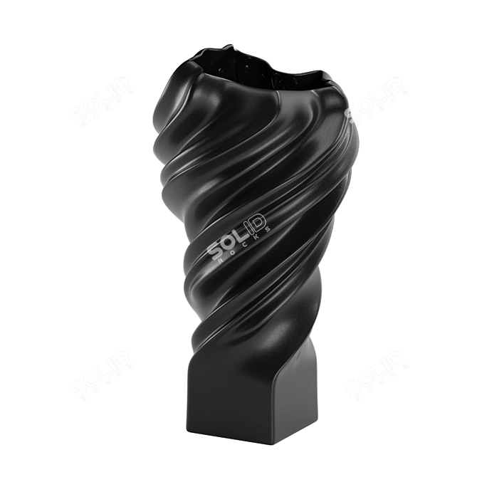 Squall Porcelain Vase Collection 3D model image 1