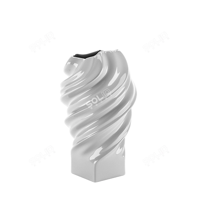 Squall Porcelain Vase Collection 3D model image 4