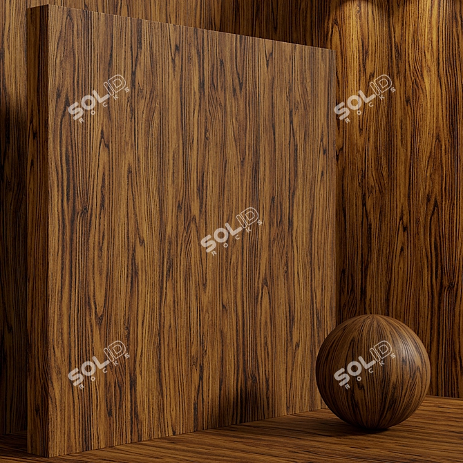  Seamless Oak Wood Material Set 3D model image 6