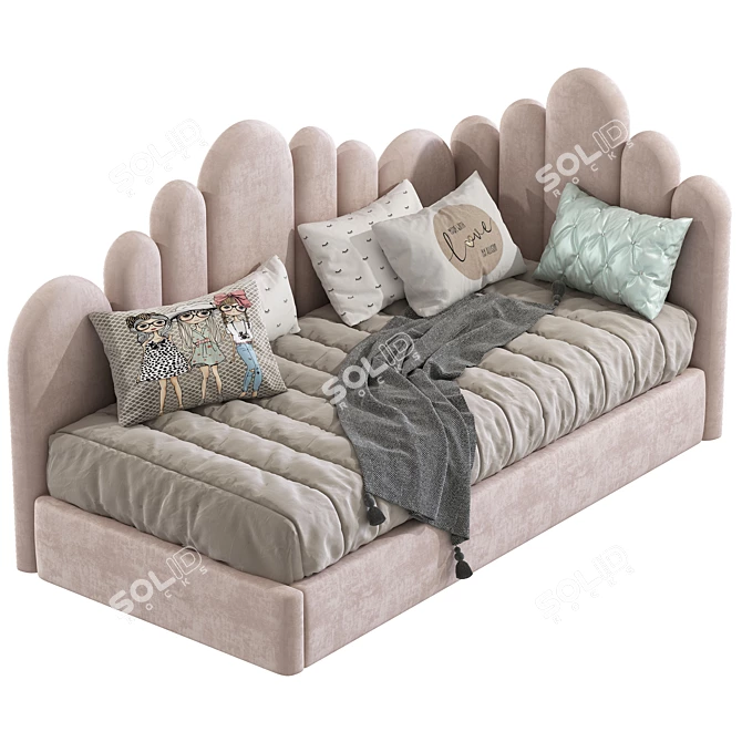 Modern Style Sofa Bed 266 3D model image 2