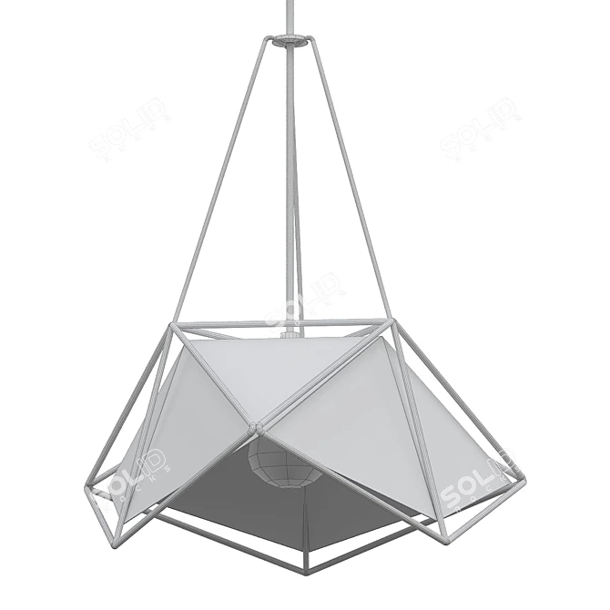 Design Lamps Collection: Rods 3D model image 2