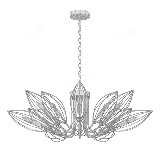 Elegant Design Bud Lamp 3D model image 2