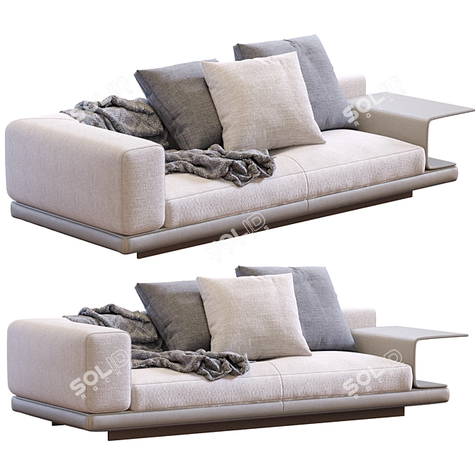 Elegant Minotti Connery Sofa 3D 3D model image 5