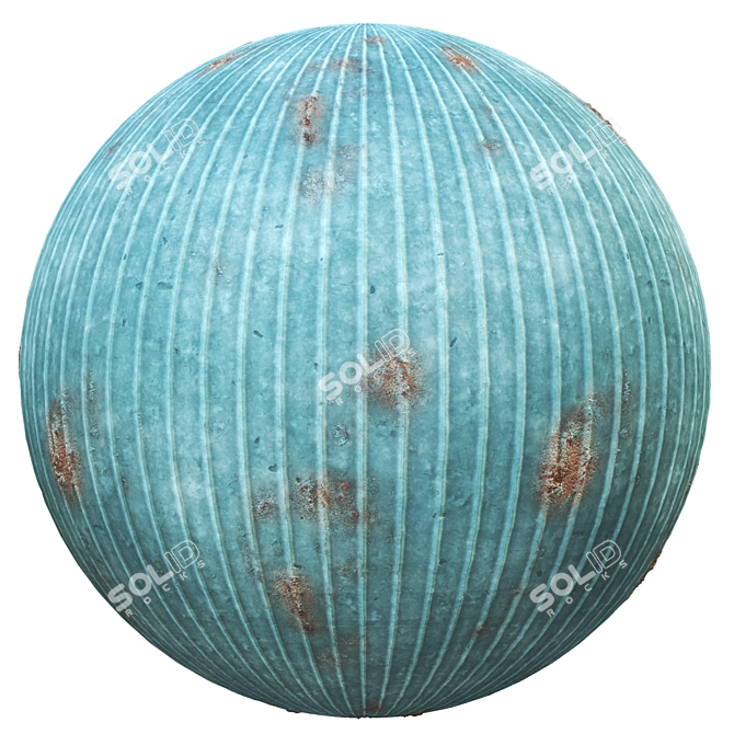 PBR Rusty Metal Collection Set 3D model image 3