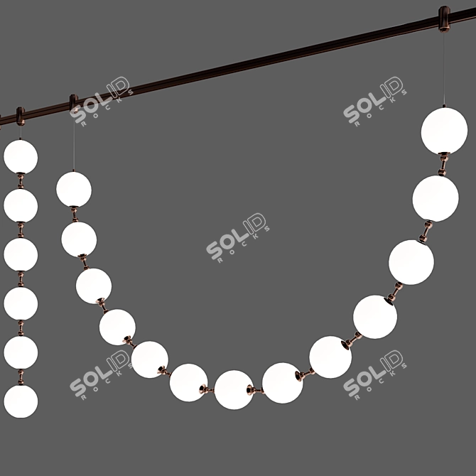 AUR Lightberry Black Brass Track 3D model image 3