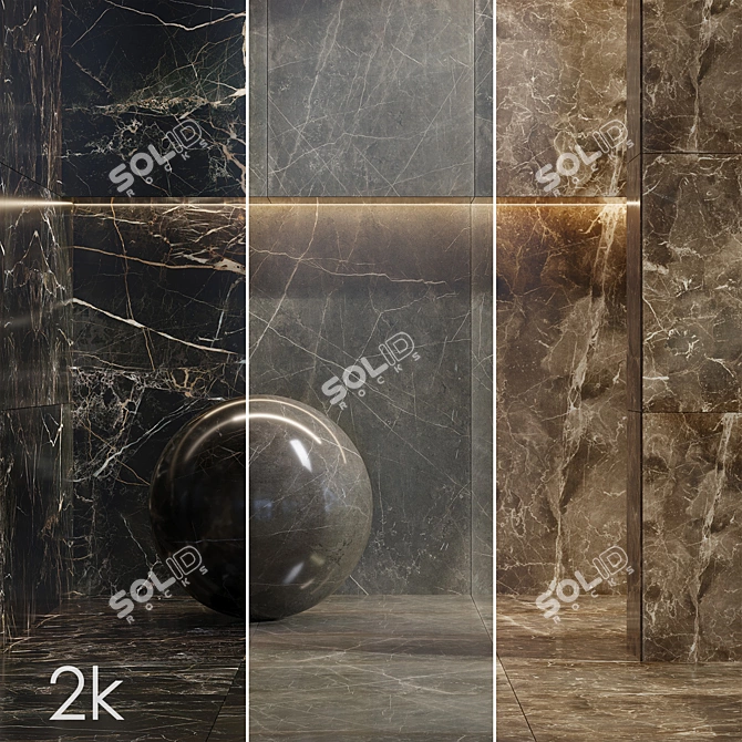 Marble Bundle Set - Texture Collection 3D model image 1