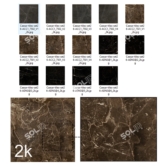 Marble Bundle Set - Texture Collection 3D model image 2