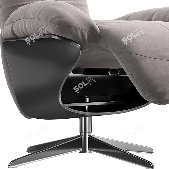 Natuzzi Ilia Armchair: 2015 Design 3D model image 3