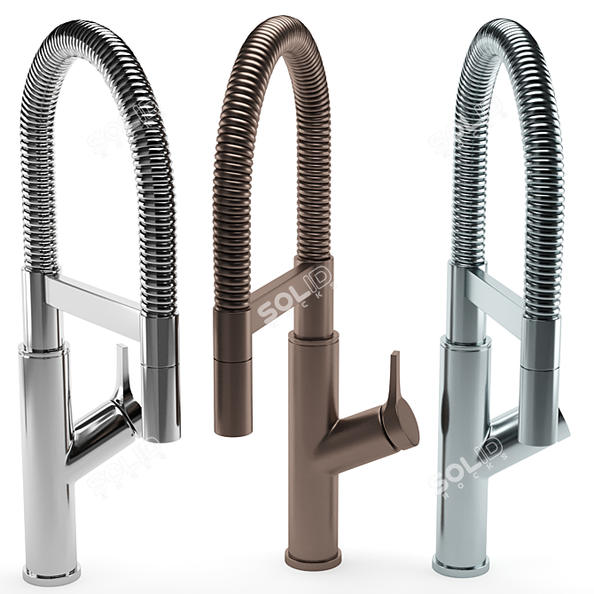 Versatile BLANCO Kitchen Faucet 3D model image 2