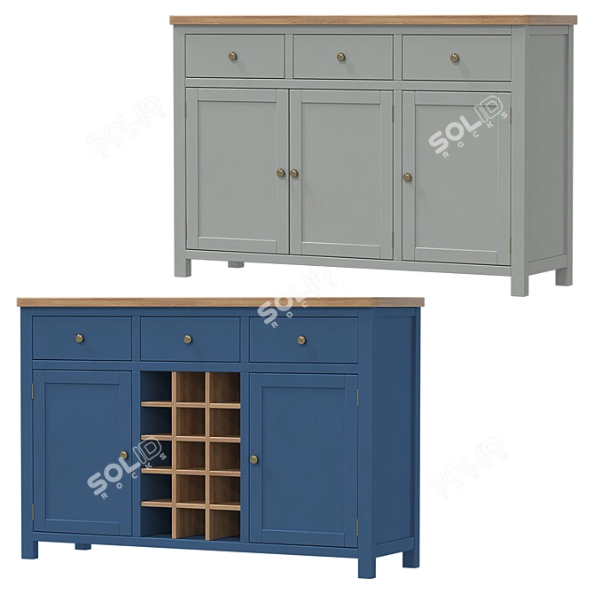 Jules Verne Wine Storage Solution 3D model image 2