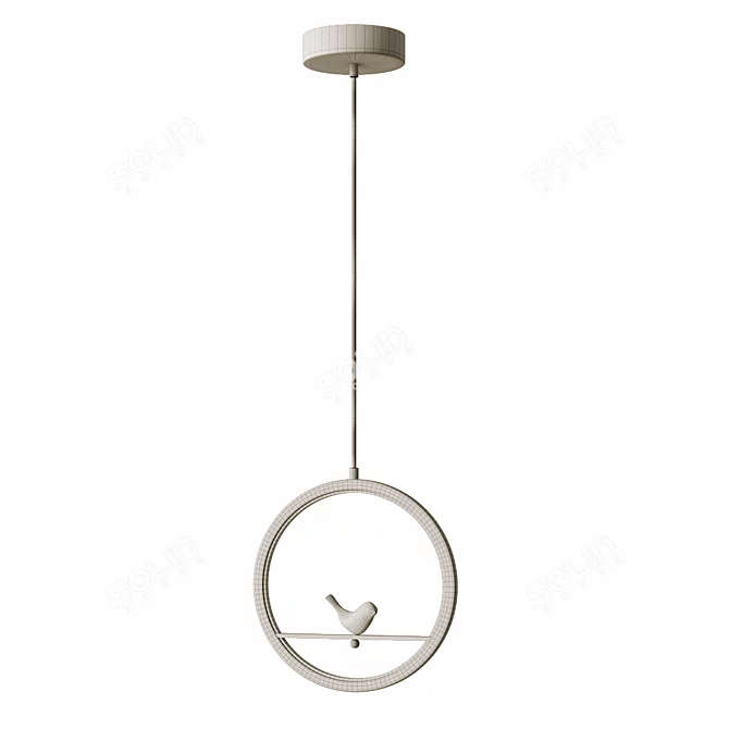 KOLIBRI Modern Hanging Lamps 3D model image 2