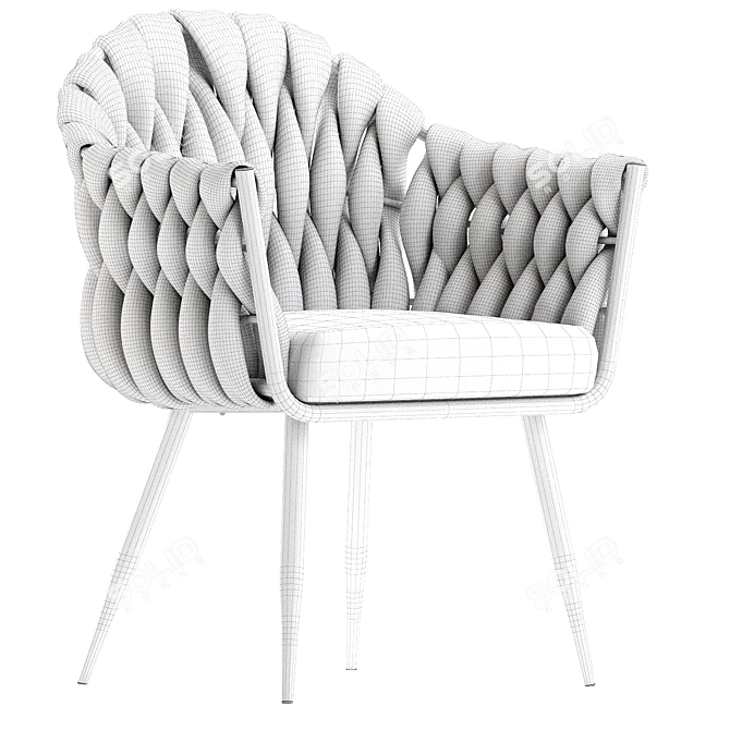 Elegant Dining Chair BiGarden Matilda 3D model image 4