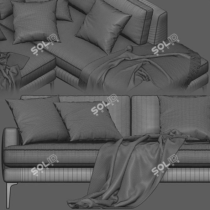 Andes Terminal Chaise Sofa 3D Model 3D model image 5