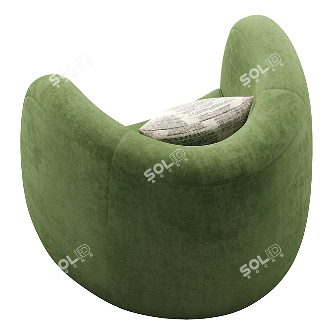  Contemporary Lagoa Armchair Model 3D model image 3